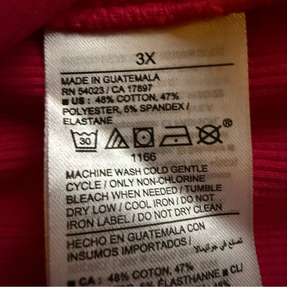 Old Navy Vibrant Pink Ribbed Tank Top Size 3X Summer - Picture 10 of 11